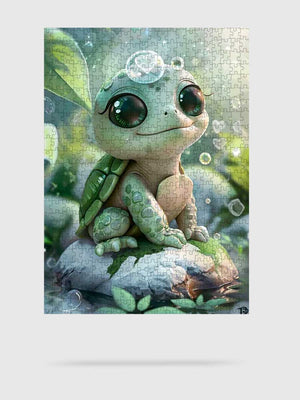 Puzzle Tortue 1000 Pièces Charmante - GoCrazyPuzzle