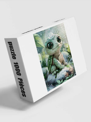 Puzzle Tortue 1000 Pièces Charmante - GoCrazyPuzzle