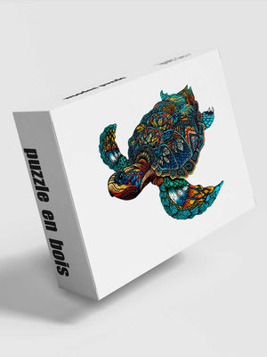 Puzzle Tortue des Océans Bois - GoCrazyPuzzle