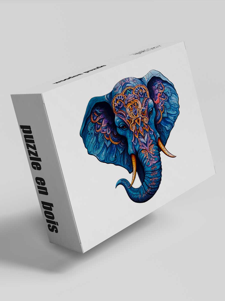 Puzzle éléphant en Bois - GoCrazyPuzzle