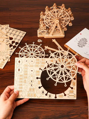Puzzle en 3d en Bois - Grande Roue - GoCrazyPuzzle