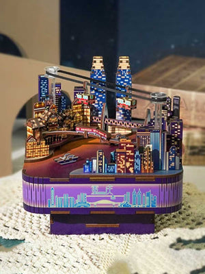 Puzzle en Bois 3D | Boîte à Musique DIY - GoCrazyPuzzle