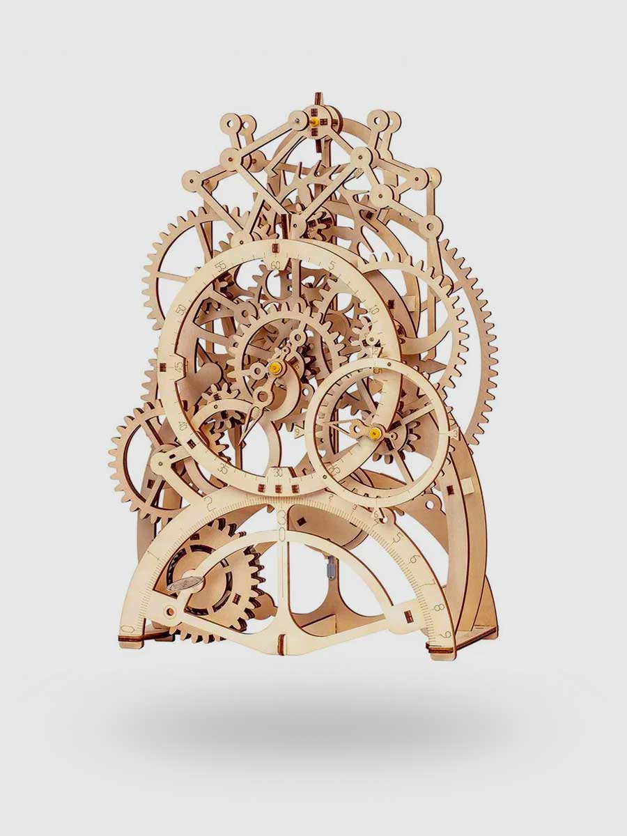Puzzle en Bois 3D Horloge Mécanique - GoCrazyPuzzle