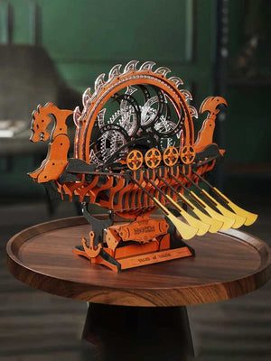 Puzzle en Bois 3D Navire Viking ROKR - GoCrazyPuzzle