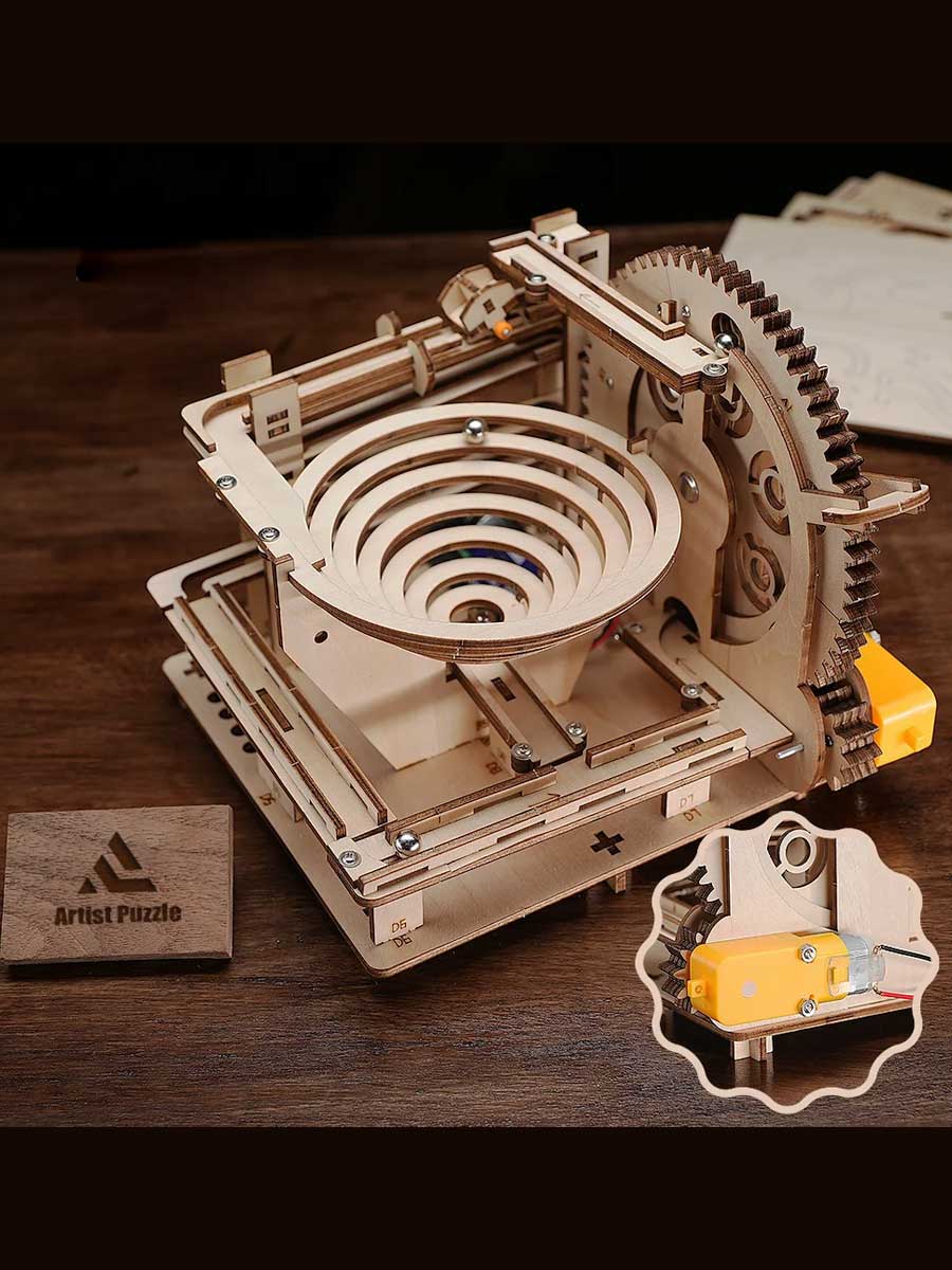 Puzzle en Bois 3d | Circuit à Billes - GoCrazyPuzzle