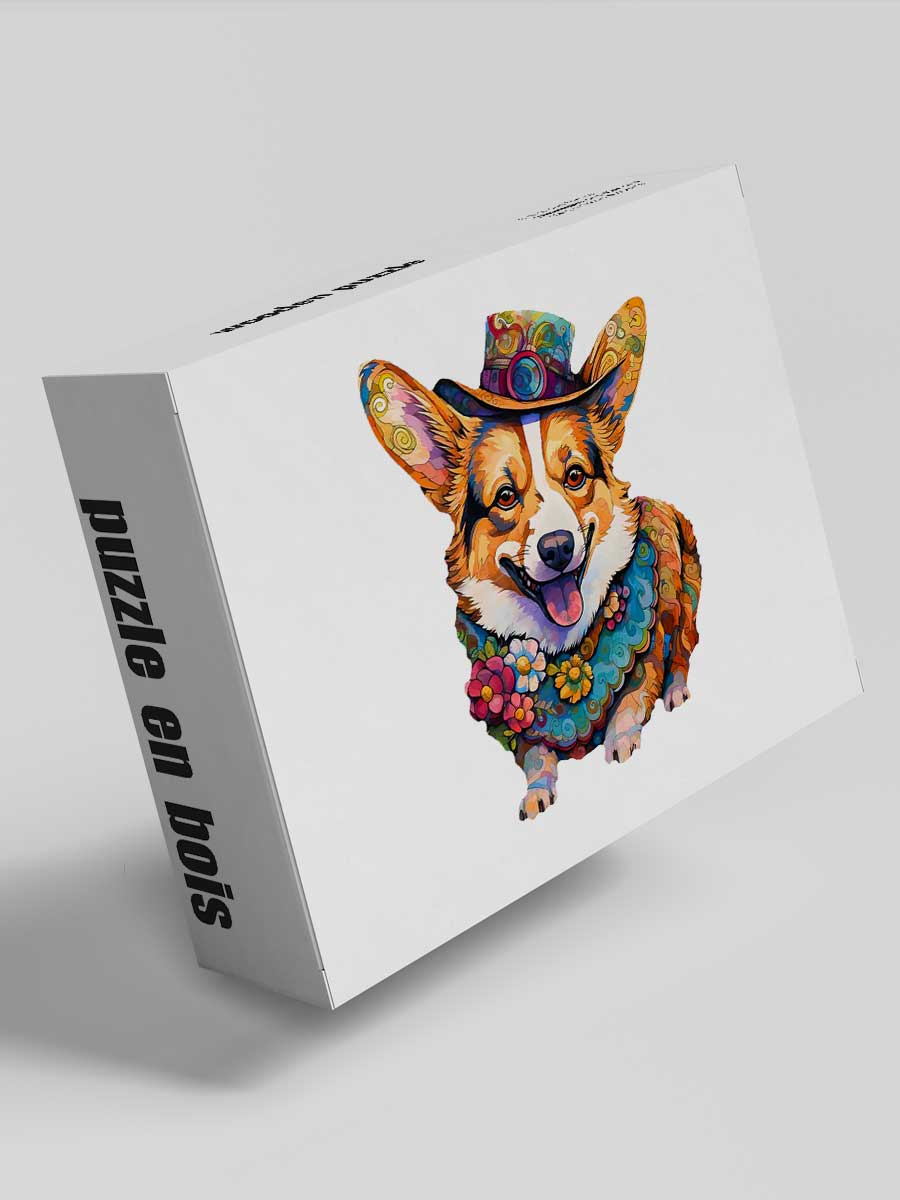 Puzzle en Bois Chien élégant - GoCrazyPuzzle