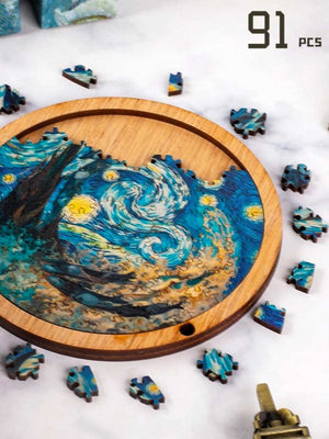 Puzzle la Nuit Étoilée - GoCrazyPuzzle