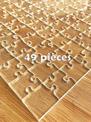 Puzzle transparent 49 pcs. - GoCrazyPuzzle