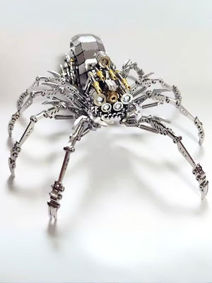 Puzzle 3D mécanique en métal – Sculpture araignée à assembler - GoCrazyPuzzle