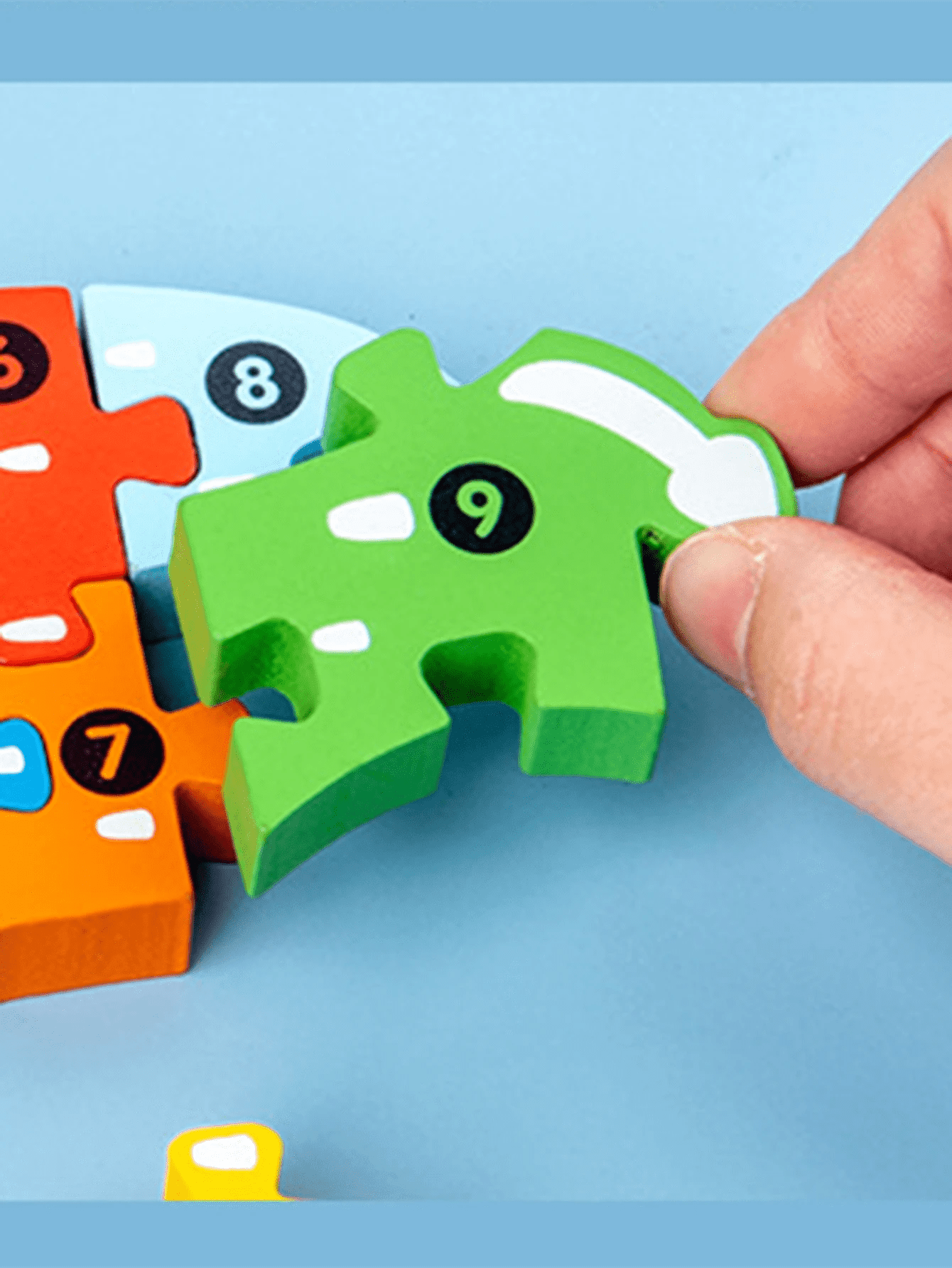 Puzzle Enfant 3 ans | Couleurs & Chiffres Chat - GoCrazyPuzzle