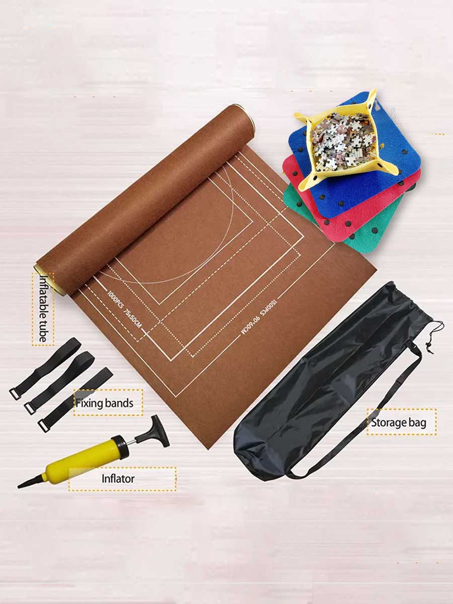 Rangement puzzle 1500 pièces Marron - GoCrazyPuzzle