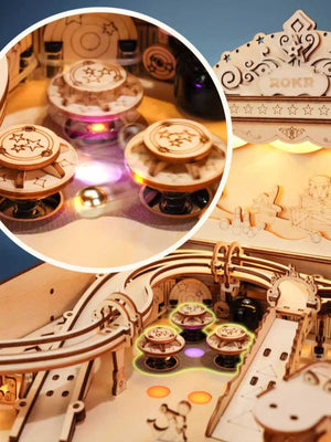 Robotime ROKR | Flipper Pinball 3D Puzzle - GoCrazyPuzzle