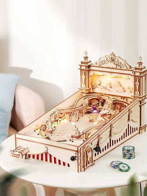 Robotime ROKR | Flipper Pinball 3D Puzzle - GoCrazyPuzzle