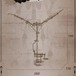 Maquette en Métal « Aile de Dragon » – Puzzle 3D Steampunk Mécanique DIY pour Adultes - GoCrazyPuzzle