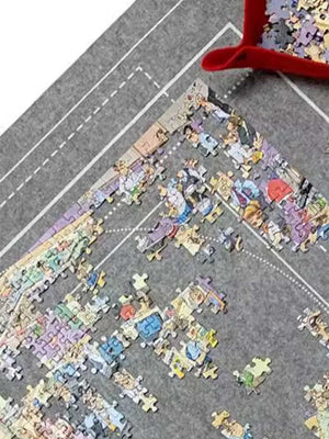 Tapis Puzzle 3000 Pièces Gris - GoCrazyPuzzle