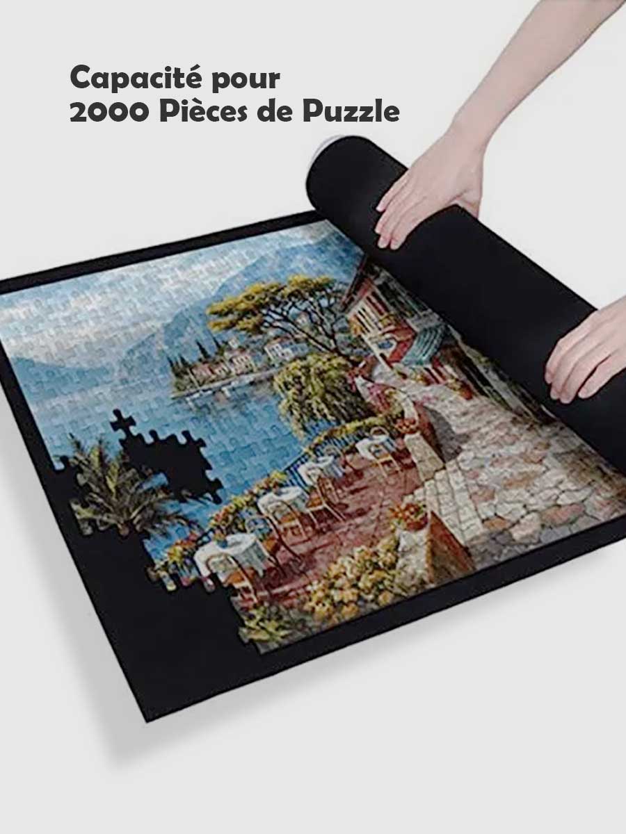 Tapis pour Puzzle 2000 Pièces Noir - GoCrazyPuzzle