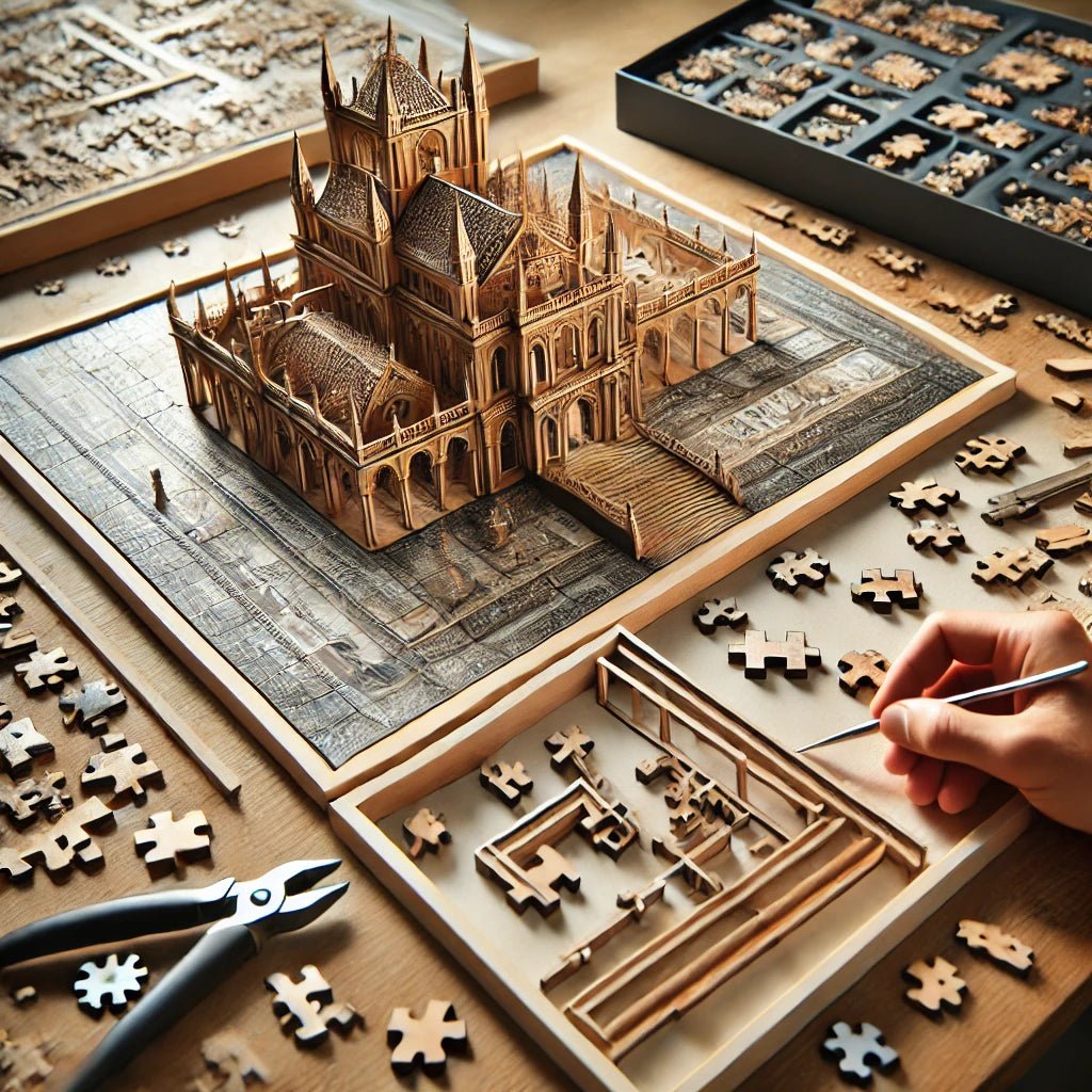 Comment faire un puzzle 3D en bois, métal ou plastique : Guide étape par étape - GoCrazyPuzzle