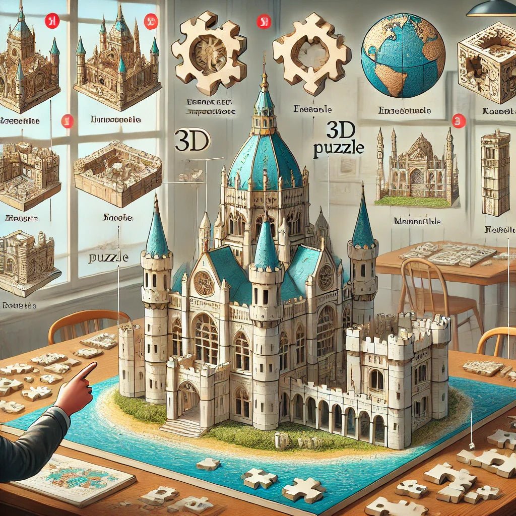 Comment fonctionnent les puzzles 3D ? - GoCrazyPuzzle