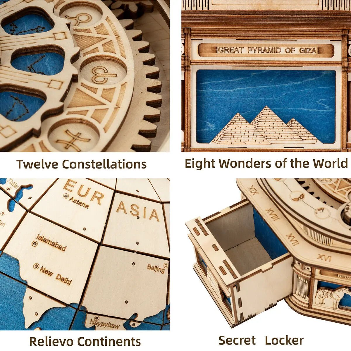Puzzle 3D en Bois Éducatif : Apprendre en S’amusant - GoCrazyPuzzle