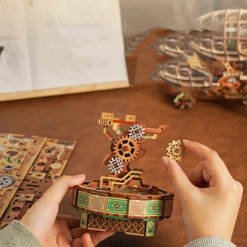 Puzzle 3D en bois à assembler pour adulte