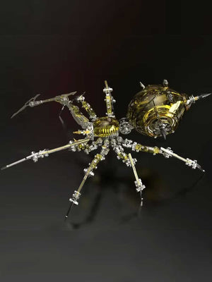 Araignée mécha — puzzle 3D en métal avec LED - GoCrazyPuzzle