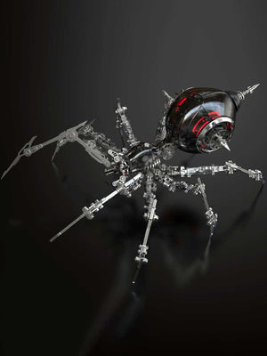 Araignée mécha — puzzle 3D en métal avec LED - GoCrazyPuzzle