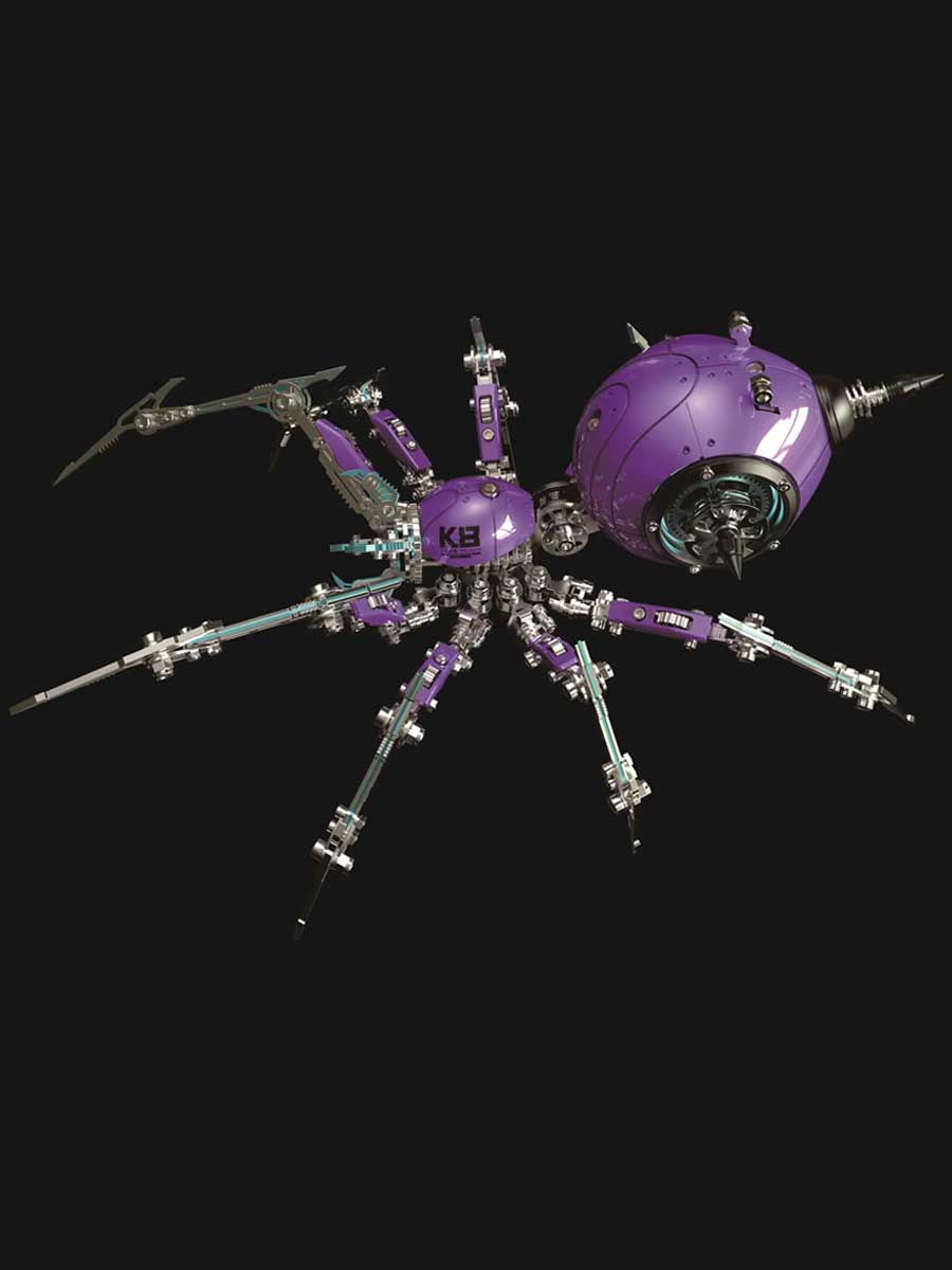 Araignée mécha — puzzle 3D en métal avec LED - GoCrazyPuzzle