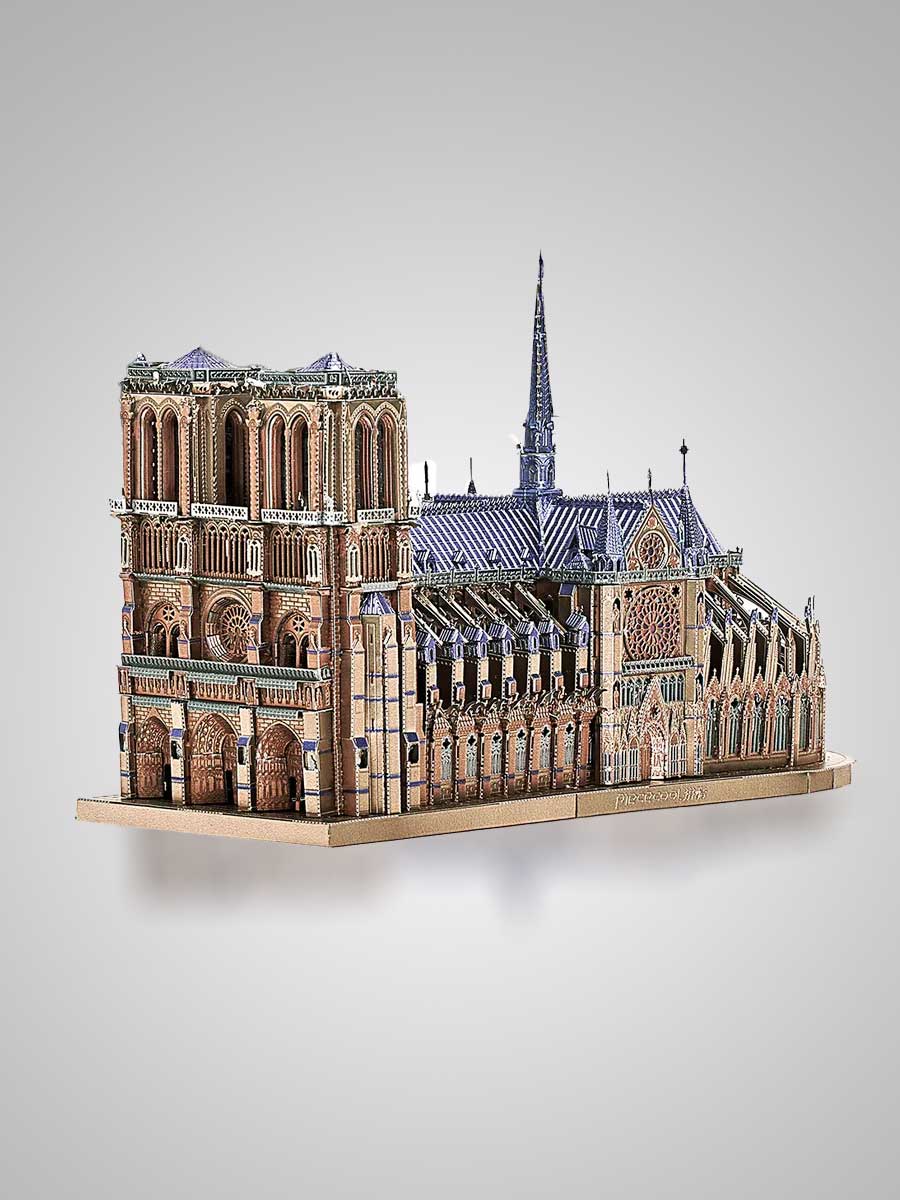 Architecture 3d Métal Puzzle - Notre Dame de Paris