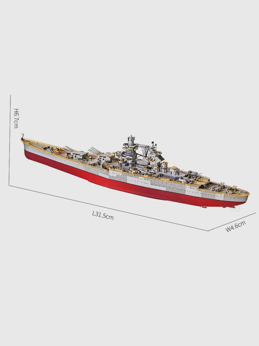 Bateau Maquette Cuirassé Richelieu | Piececool