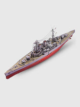 Bateau Maquette HMS Hood - Navire de Guerre 3D en Métal