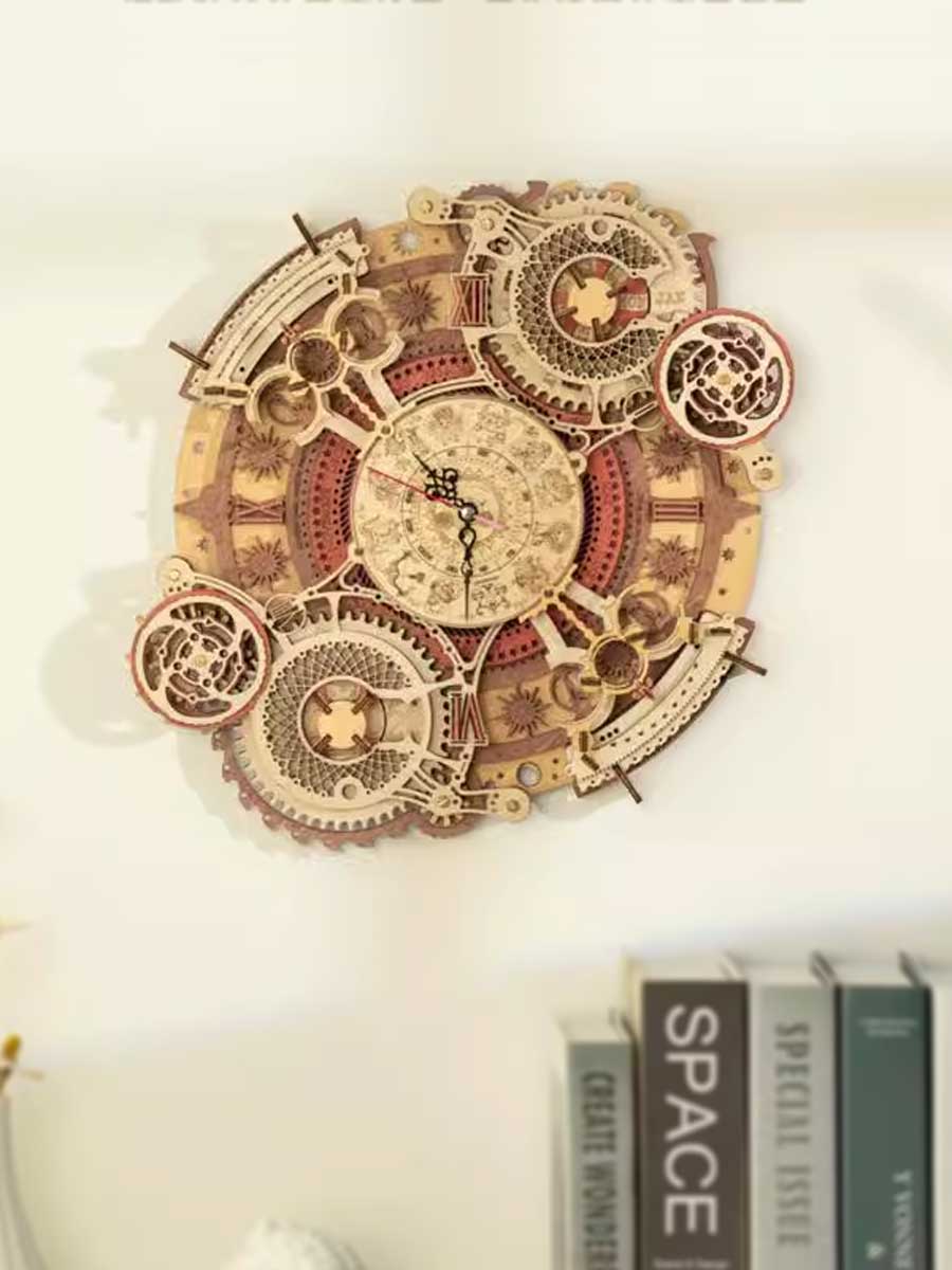 Horloge Bois Robotime ROKR | Puzzle 3D