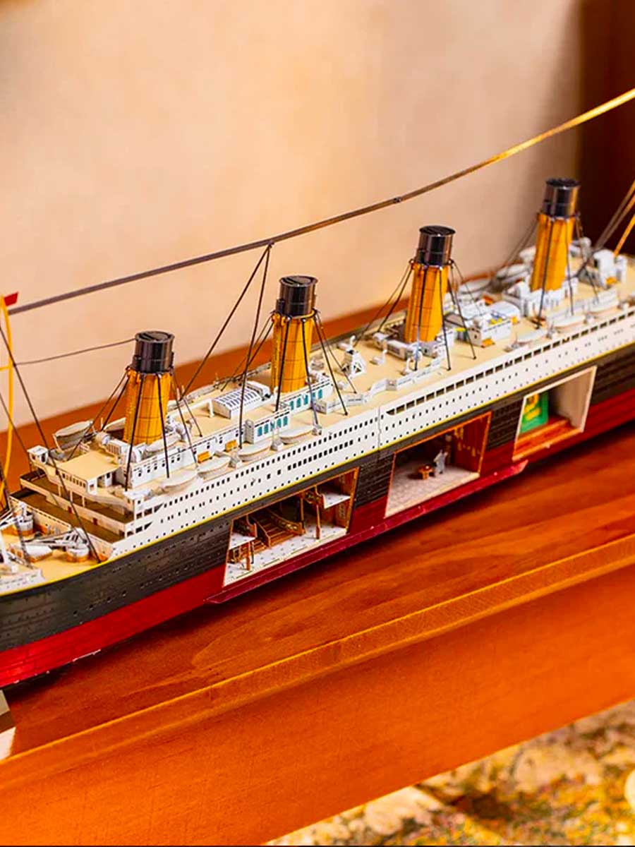 Maquette Titanic 3D en Métal – Version Film