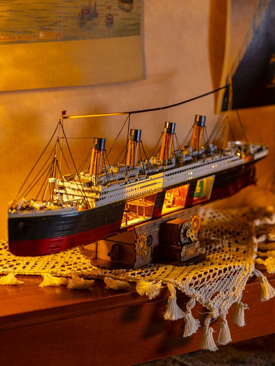 Maquette Titanic 3D en Métal – Version Film