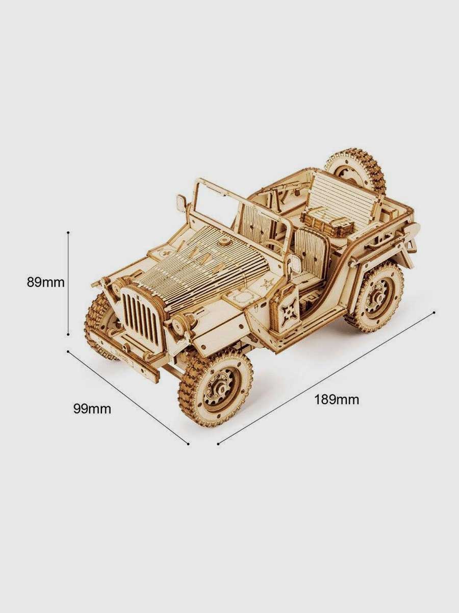 Maquette Voiture à Construire pour Adulte - Jeep Militaire