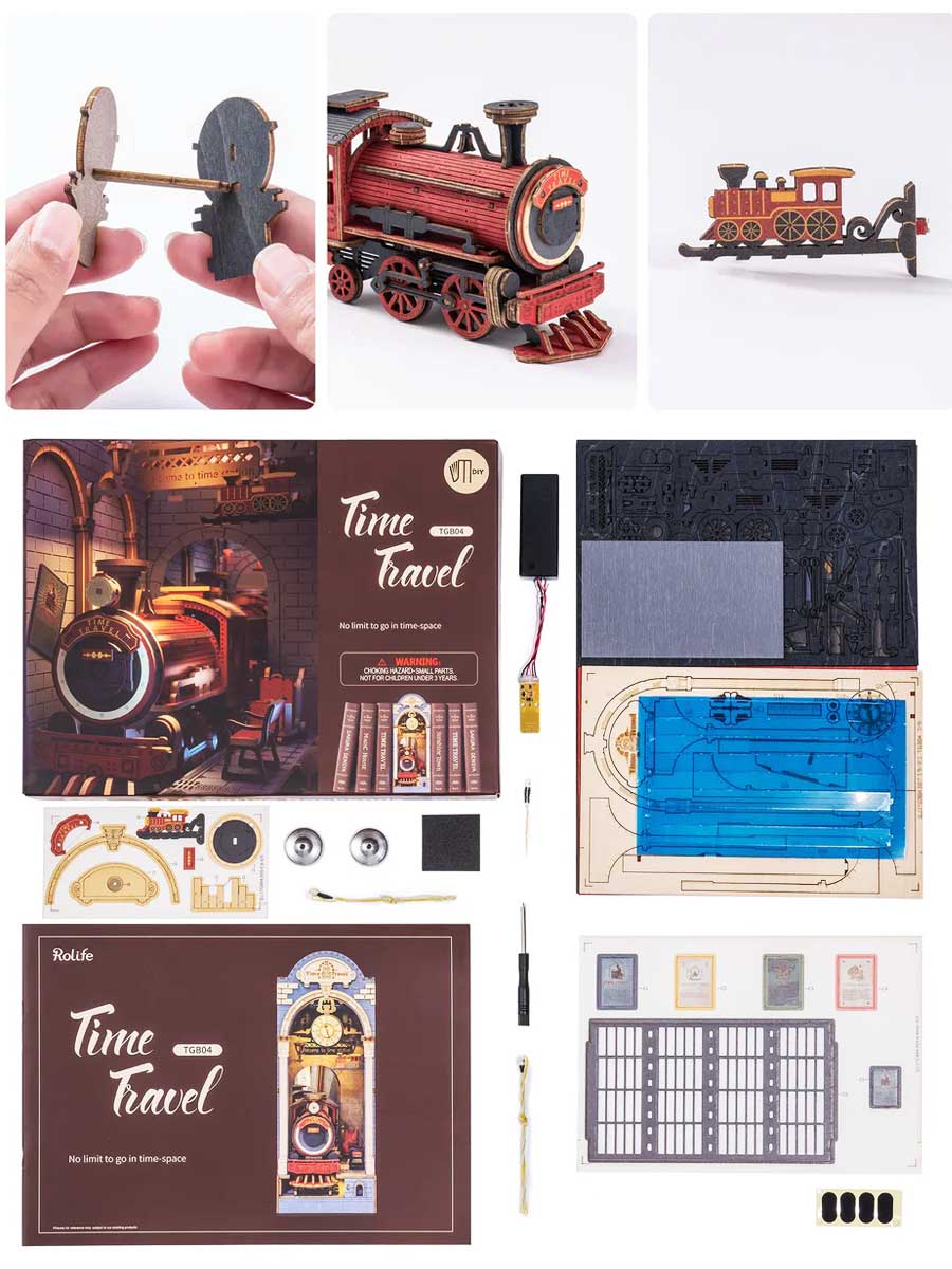 Miniature pour Maquette Japonaise – Train Urbain à Assembler avec LED (Kit DIY） - GoCrazyPuzzle
