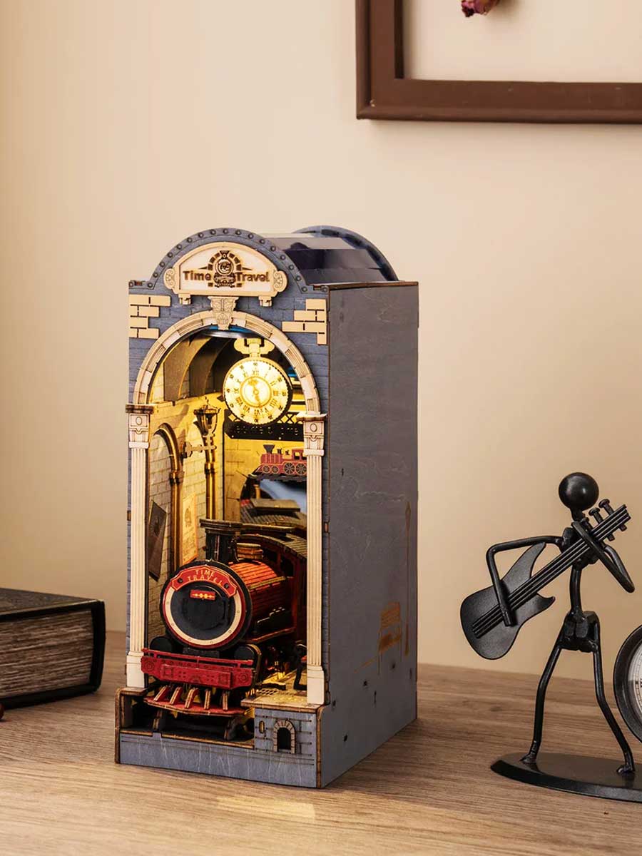 Miniature pour Maquette Japonaise – Train Urbain à Assembler avec LED (Kit DIY） - GoCrazyPuzzle