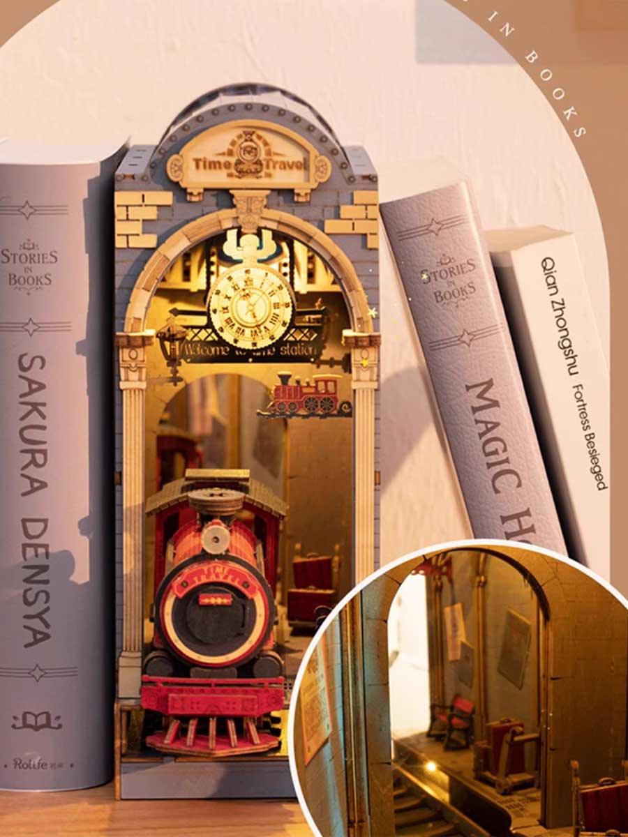 Miniature pour Maquette Japonaise – Train Urbain à Assembler avec LED (Kit DIY） - GoCrazyPuzzle