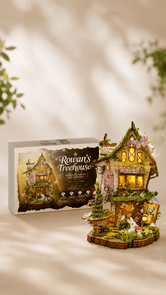 Miniature DIY « Maison des Lutins » – Décor féerique lumineux à assembler - GoCrazyPuzzle