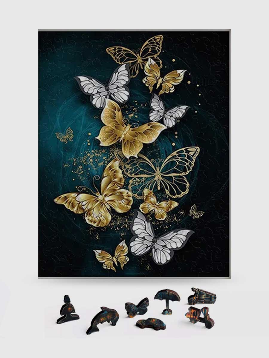 Papillon Puzzle en Bois