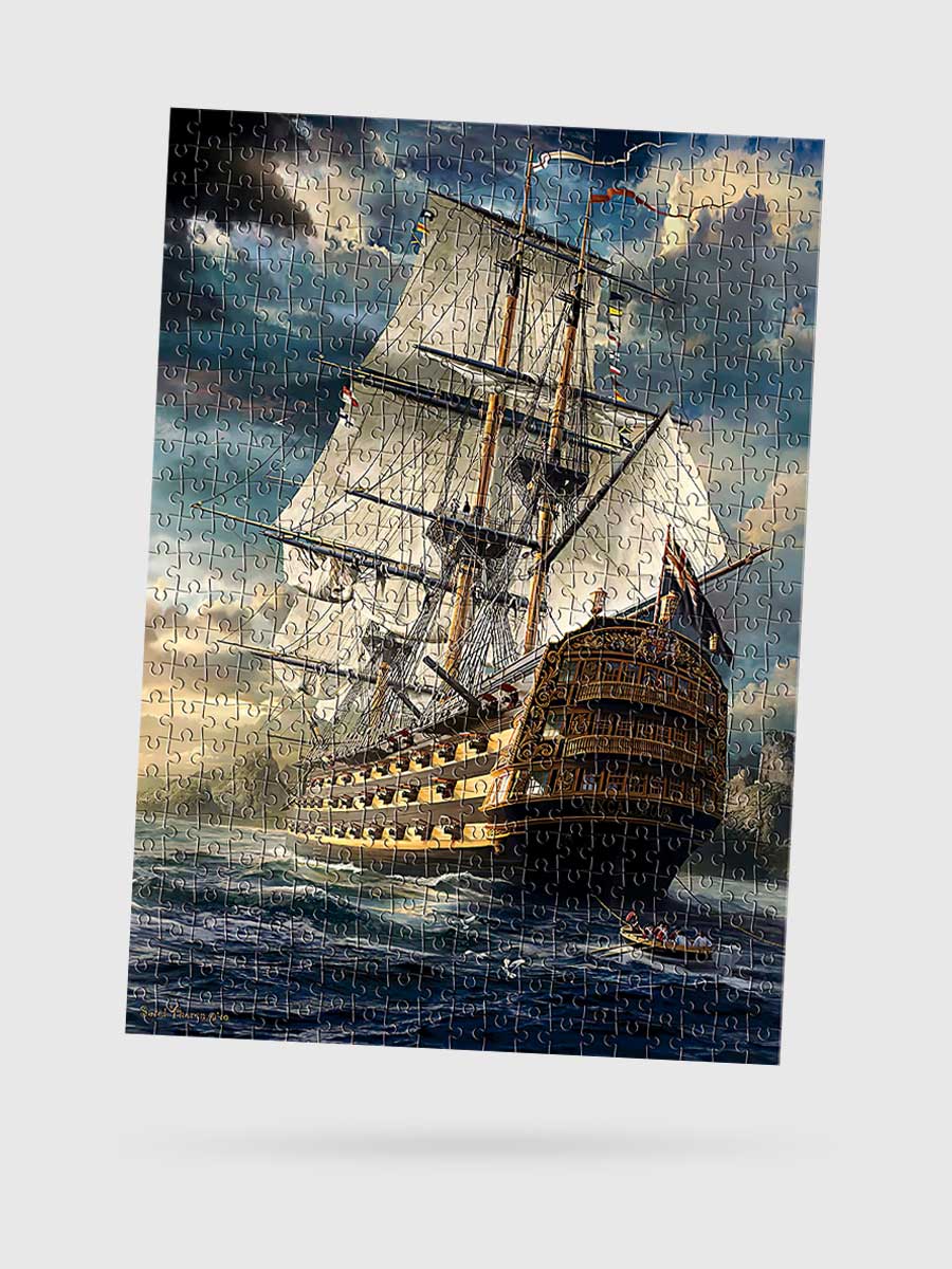 Puzzle 1000 Pièces Adulte - Voilier en Haute Mer