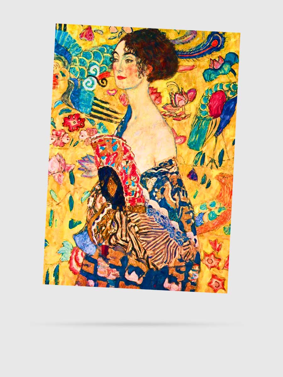 Puzzle 1000 Pièces Art - Dame à l’Éventail de Klimt