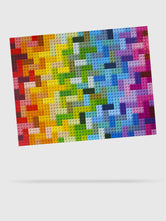 Puzzle 1500 Pièces Difficile Couleurs LEGO Bloc