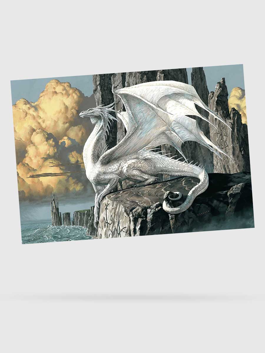 Puzzle 2000 Pièces Dragon Blanc