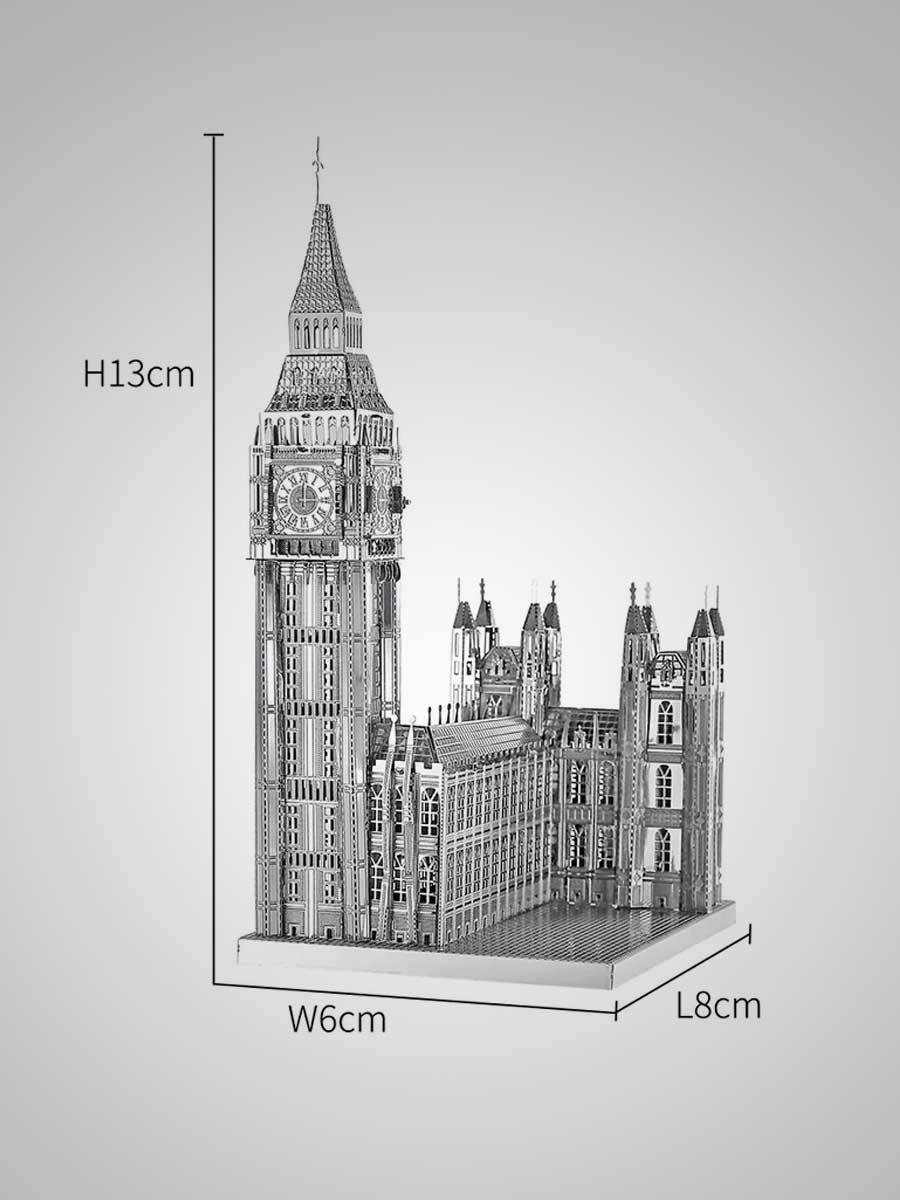 Puzzle 3D en Métal - Modèle Big Ben