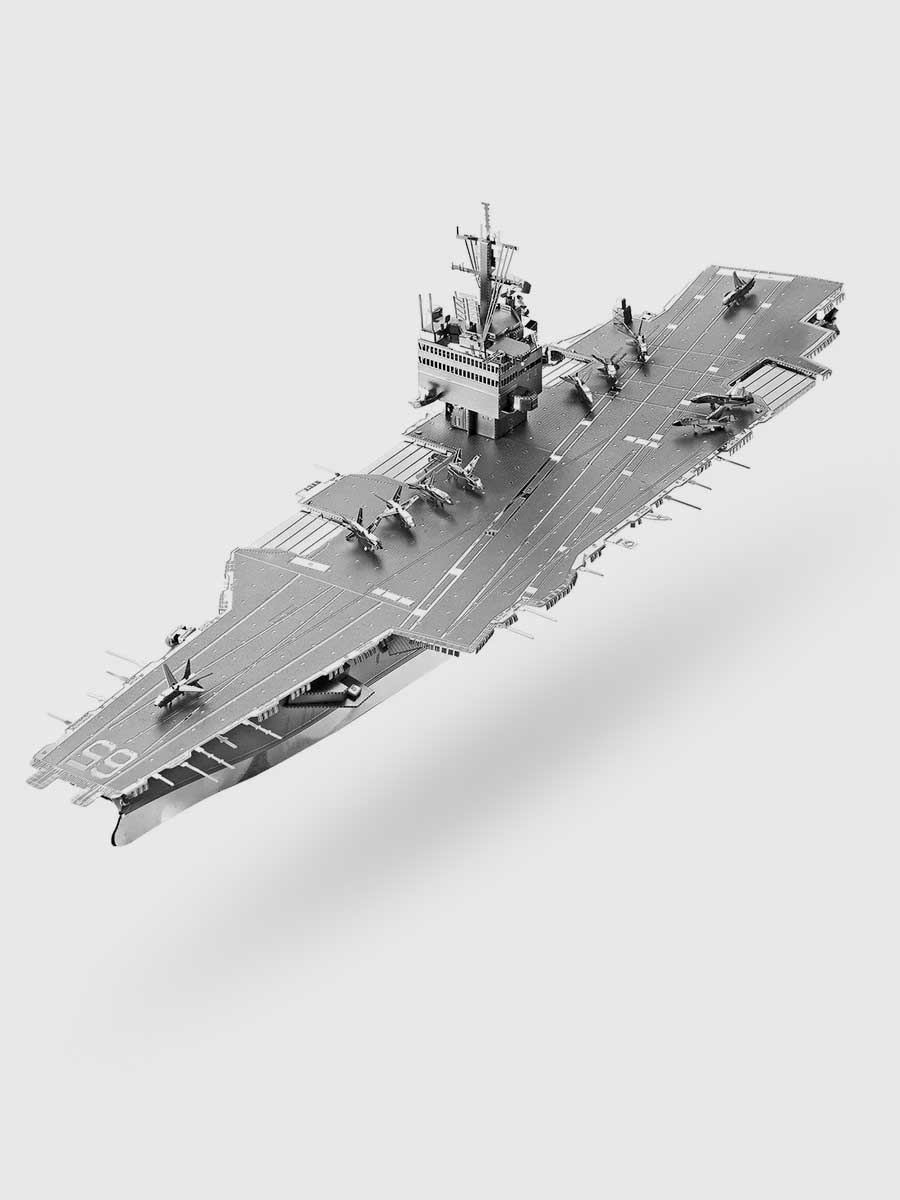 Puzzle 3D en Métal Porte-Avions CVN-65 | Piececool