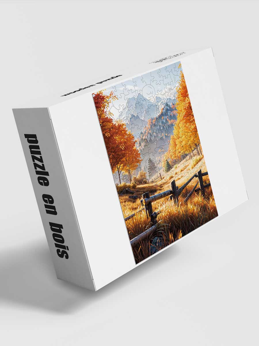 Puzzle Bois Adulte Paysage d'Automne