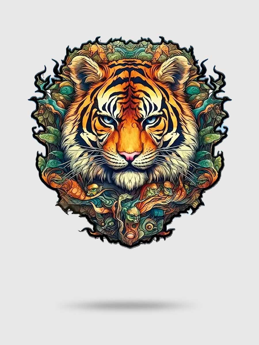 Puzzle Bois Tigre des Jungles