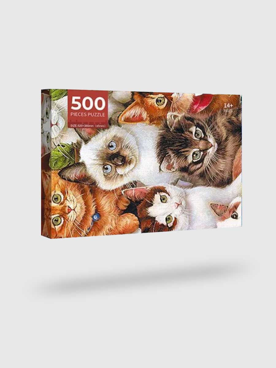 Puzzle Chat 500 pièces