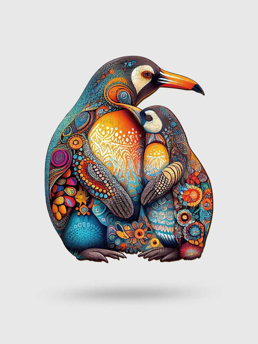 Puzzle Pingouin Amour Parental