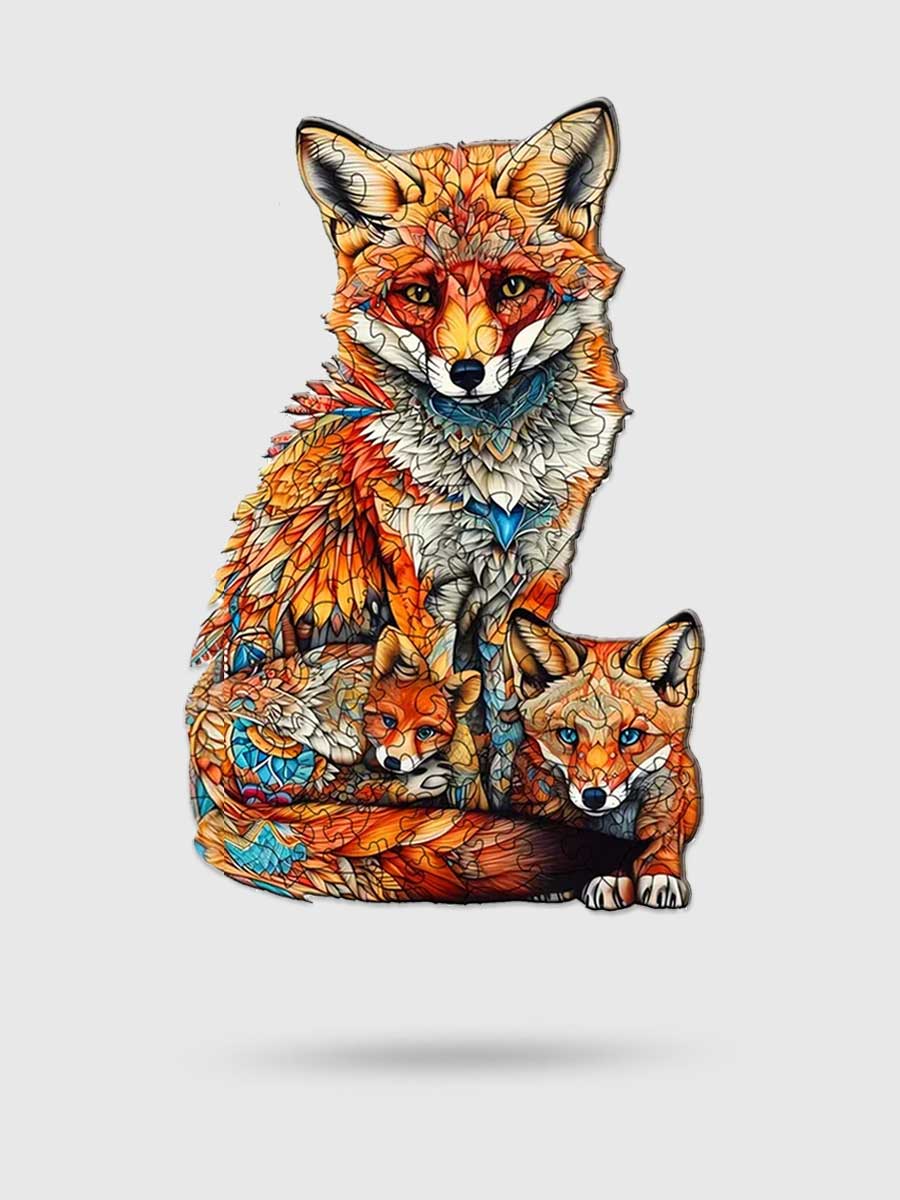 Puzzle Renard Bois